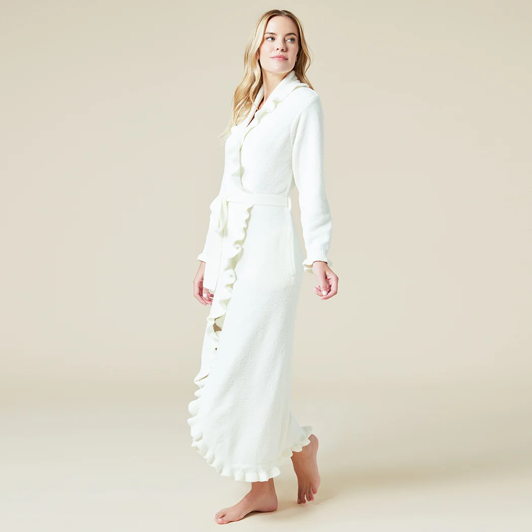 Ruffle Chenille Robe - Image 6
