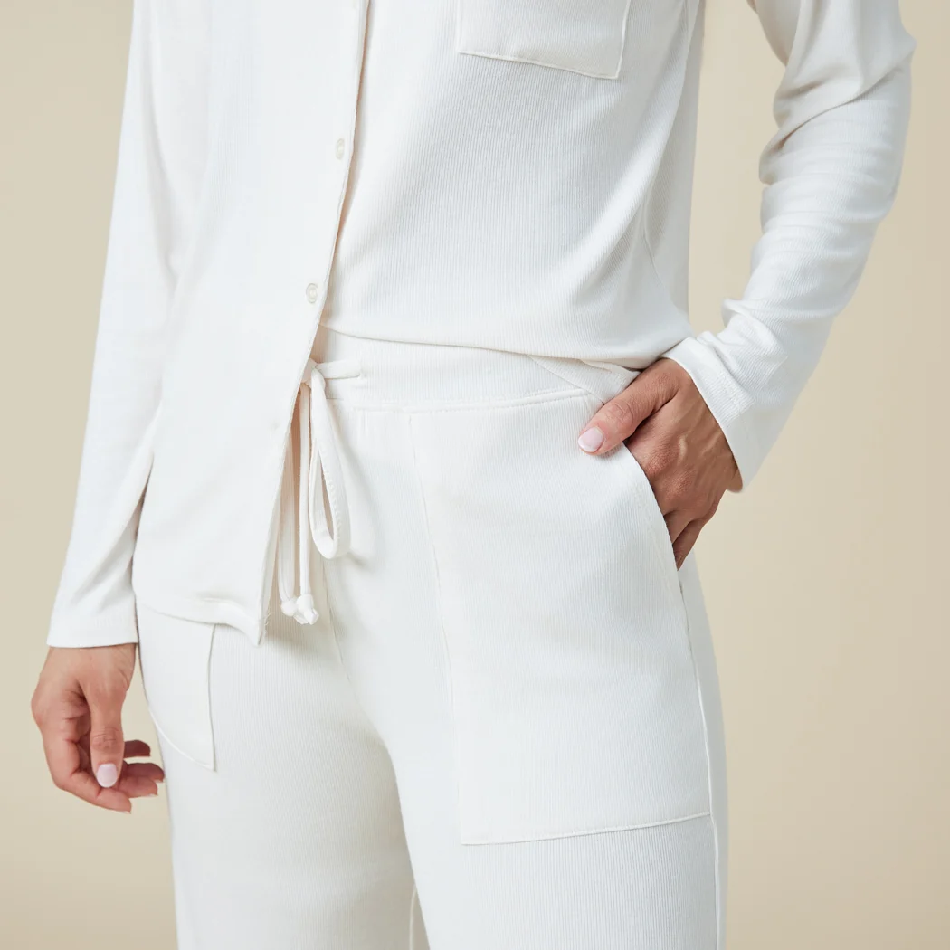 Aria - Slim Notch Collar PJ Set - Image 8