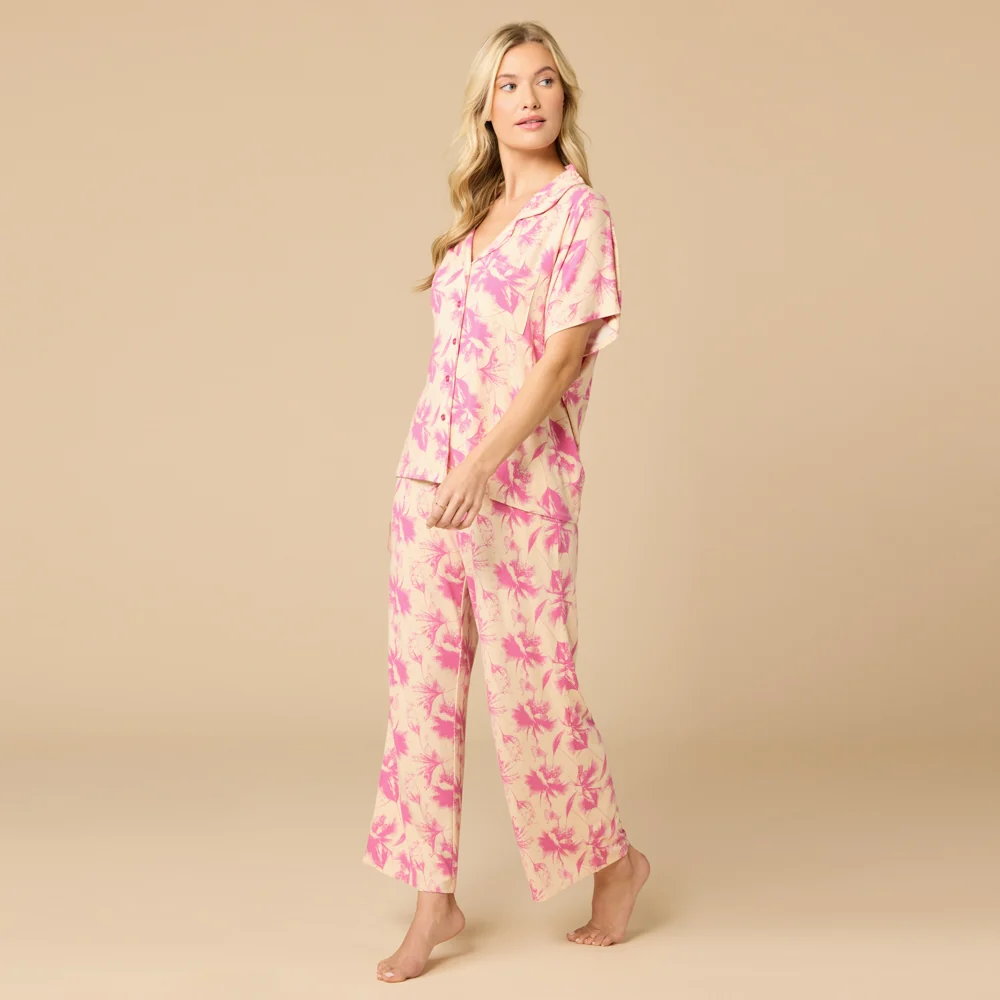 Caftan Top Cropped Pant Set - Image 15