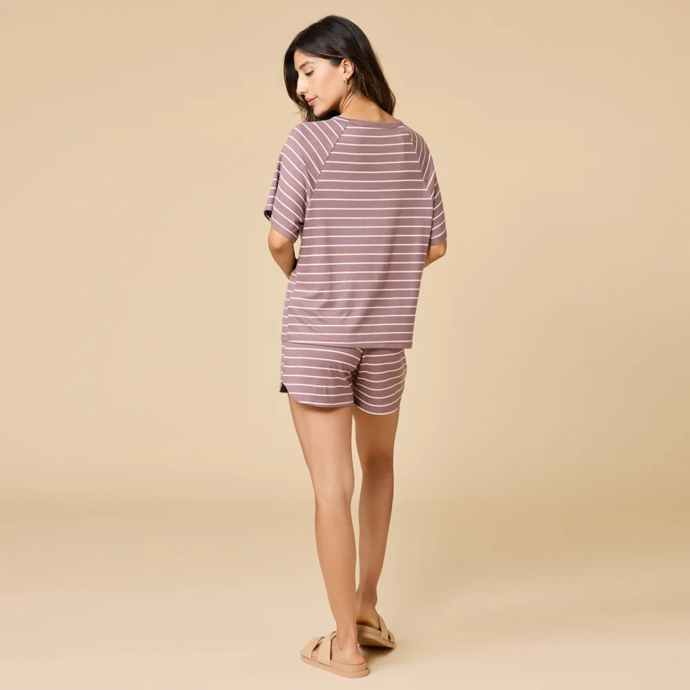 Dream Slouchy Tee Top with Shorts Lounge Set - Image 10