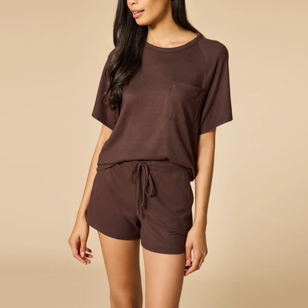 Dream Slouchy Tee Top with Shorts Lounge Set - Image 20