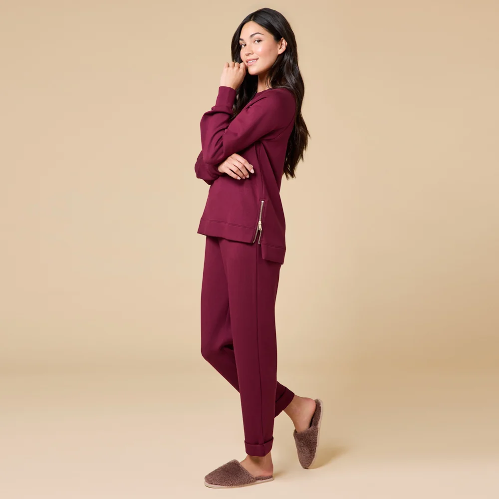 DreamTech Crew Tunic with Side Zip & Ankle Cuff Pant - Image 20