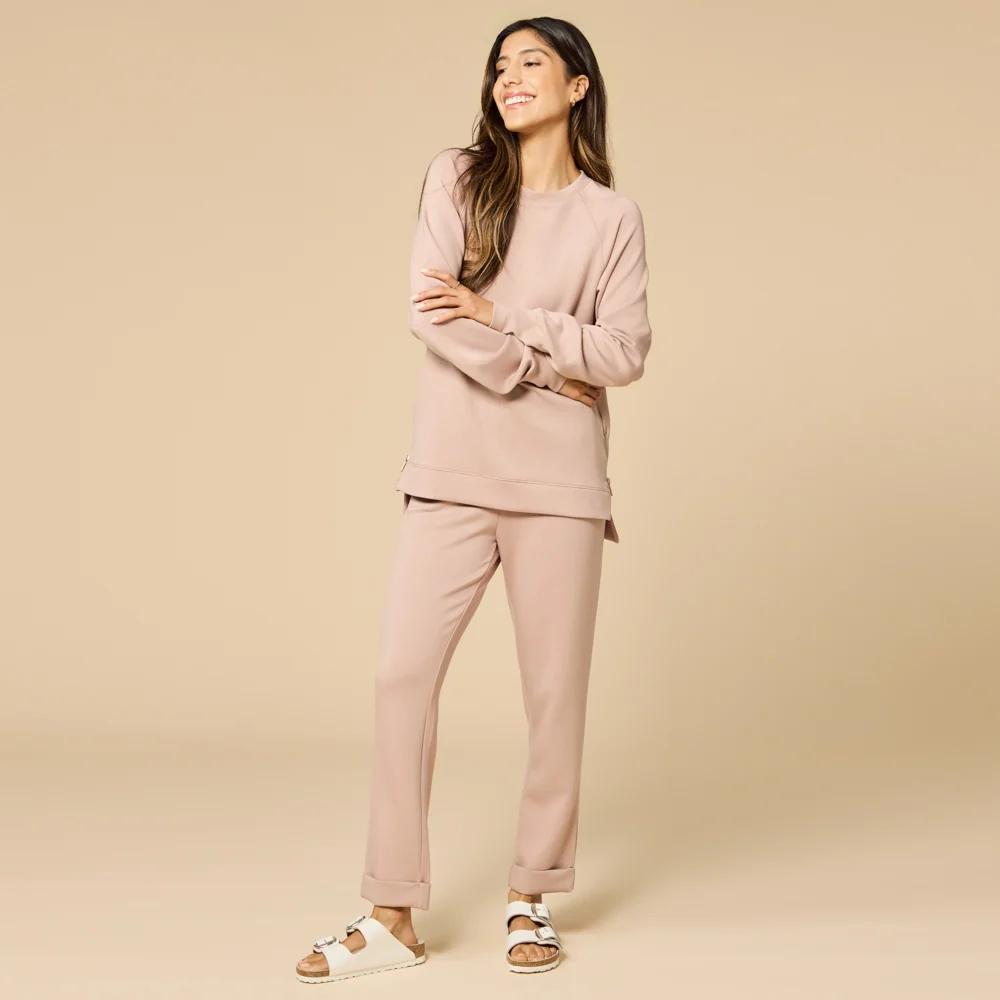 DreamTech Crew Tunic with Side Zip & Ankle Cuff Pant - Image 23