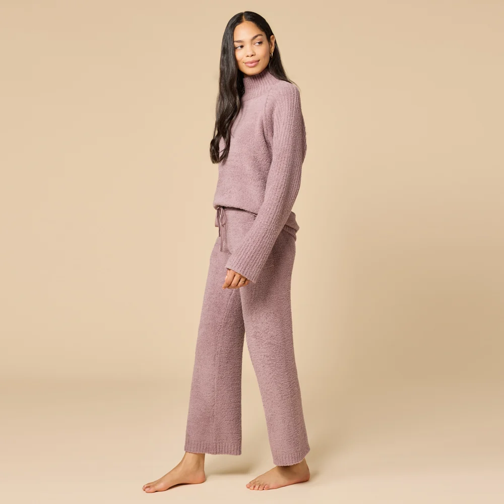 Marshmallow Rib Mock Neck with Long Pant - Image 15