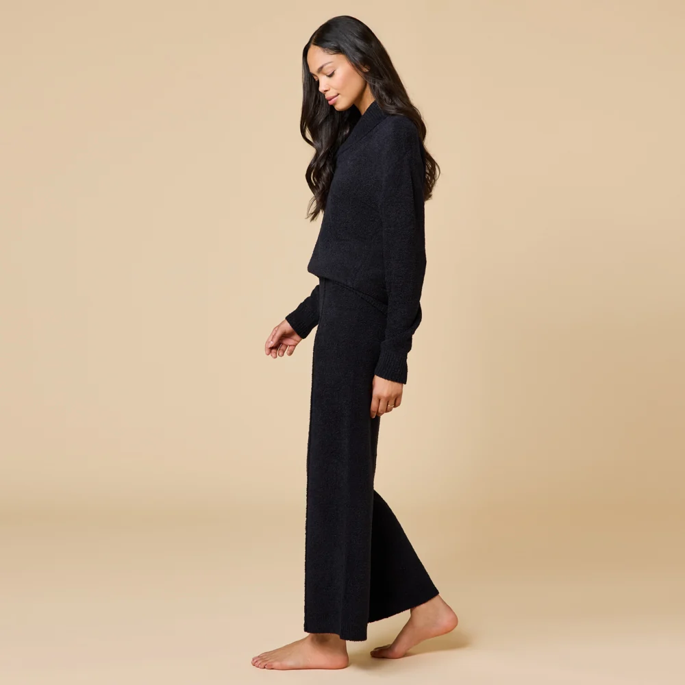 Ultra-Marshmallow Shawl Collar with Pintuck Pant - Image 8