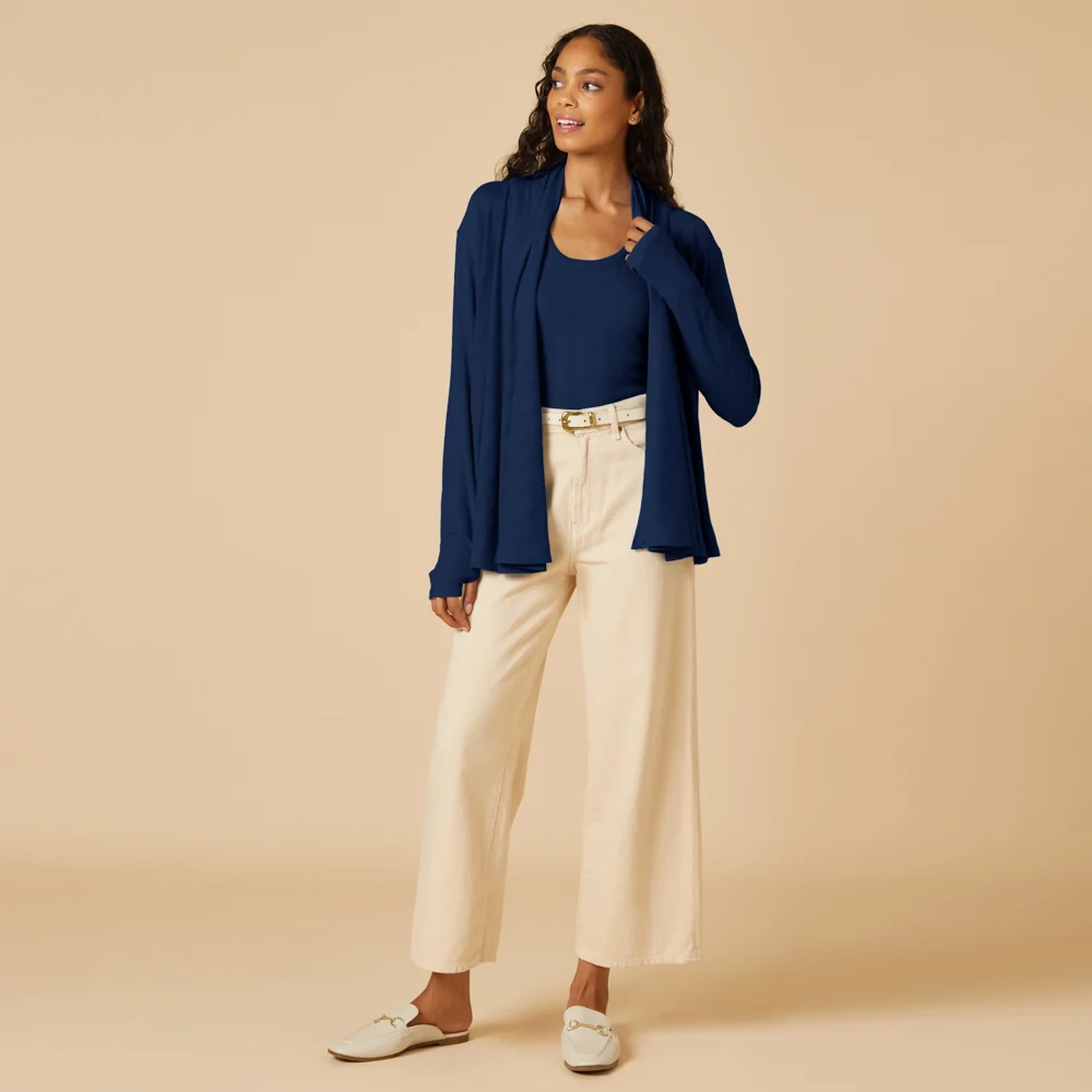 Pointelle Ballet Cardigan - Image 7
